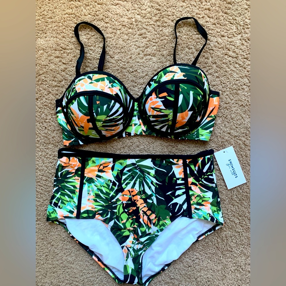 Swimsuits for All, Swimsuit two peace , tropical style